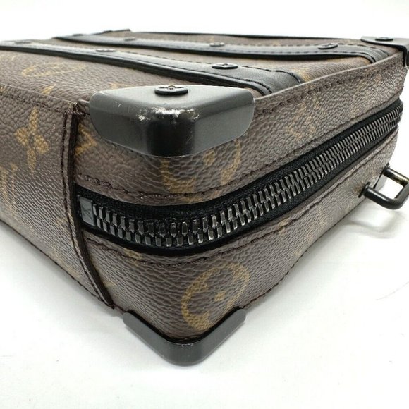 Authentic LOUIS VUITTON M45935 MonogramMacassar Handle soft Trunk Bag Shoulder B - Picture 7 of 12